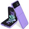 BoerHang Cover per Samsung Galaxy Z Flip 4, Anti-Graffi, Cover Protettiva per PC Ultrasottile Antiurto.(Viola)