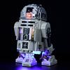 GEAMENT Set di Luci LED Compatibile Con LEGO R2-D2 - Kit di Illuminazione per Star Wars 75308 Modello da Costruire (Modello di mattoncini Non Incluso)