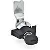Ganter Normelemente Ganter Norm elementi GN 115 sck di 4 - Cilindro Serratura con chiave, 1 pezzi, nero, opaco