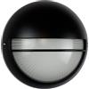 Plafoniera da Esterno E27 Nera IP54 Ø258mm mod. Palpebra Colore Nero