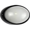 Plafoniera E27 IP54 Nera 214x142mm Colore Nero