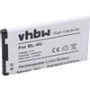 vhbw Batteria vhbw Li-Ion 1200mAh (3.7) per NOKIA C5-03, C5-04, C5-05, C5-06, C5-3, E66, E75, N515 sostituisce BL-4U, N4U85T, ecc.