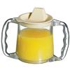 NRS Nottingham Rehab Supplies (NRS) - Bicchiere con beccuccio, 2 manici e coperchio, in plastica