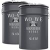 WO-WE Sigillante per piscine 2K Impermeabilizzante Bicomponente per cemento Grigio SL430-5kg