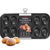 Tala Performance - Teglia per torte da 12 tazze, in acciaio al carbonio con rivestimento antiaderente Eclipse Premium, in acciaio al carbonio