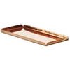 LEONE Vassoio da vetrina rame martellato cm 25,5x11,5