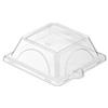 LEONE Coperchio trasparente 50 pezzi per piatto quadrato cm 16x16x4h Q2088
