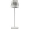 FENG Lumiere Mosaik bianca lampada da tavolo LED cm 11x36h