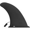 HOLEMZ Pinna Tavola da Surf Staccabile Plastica Surf Center Fin Longboard Singola Nero Gonfiabile per Kayak Barche Canoe Paddleboard Tavola Lunga Riutilizzabile