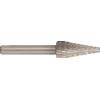 Stella Bianca Fresa rotativa HSS conica taglio 2 con rompi truciolo