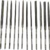 Stella Bianca Set di 12 lime ad ago varie forme lunghezza 140 mm