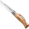 Opinel Coltello con lama ripiegabile con laccio in cuoio Virobloc, lama inox