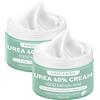 Grocerism 2 Confezioni Crema Piedi Urea 40% 150g ||Crema Piedi e Mani Con Acido Ialuronico, Tea Tree, Aloe Vera - Idratazione Profonda, Calli-40% 300g