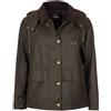 BARBOUR Giacca Avon Wax Donna Olive/Classic