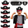 MisFun 12 Pezzi Accessori Costume da Pirata Bambino, 6 Cappello Pirata e 6  Benda Occhio Pirata, Pirata con Set di Accessori Travestimento Costume  Pirati per Halloween Carnevale Feste Pirata Cosplay : 