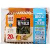 Dongwon [Dongwon] Yangban Perilla Oil Seaweed (Nori) Snack 4 g × 20 / cibo coreano / Alghe coreane / Snack Alghe (spedizione diretta all'estero)