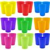 WAIZHIUA 27 Pezzi Bicchieri Plastica Riutilizzabili │ 260ml Bicchieri di Plastica Colorati │ Tazza Plastica Acqua Infrangibile │ per Bambini Cucina Picnic Barbecue Campeggio Viaggi (9 Colori)