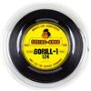 String-Kong® - Gorill-1 - Potentissima Corda da Tennis in Monofilamento Co-Poly a Sezione Circolare. Matassa da 200m, Colore: Nero, Disponibile nei Calibri 1.20mm, 1.24mm e 1.28mm (1.24)