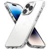 Ringke Fusion Compatibile con Cover iPhone 14 Pro, Calza a Pennello, Custodia Antiurto Trasparente con Buon Grip Disegnato per Custodia iPhone 14 Pro - Clear