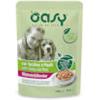 Oasy Straccetti in salsa Senior Dog con tacchino e piselli - 11 bustine da 100gr.