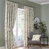 Dreams & Drapes Darnley - Coppia di tende plissettate con fermatenda, 100% cotone, 229 x 183 cm, colore: Corallo/Naturale