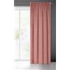 Eurofirany PIERRE Tenda in Velluto con Fettuccia Arricciatenda - 1 Pz. Tenda Termica Isolante in Velluto, Opaca, Oscurante, Per cameretta, Soggiorno, 140x300 cm, Rosa Scuro