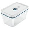ZWILLING Fresh & Save contenitore sottovuoto misura L, vetro, con coperchio sottovuoto, blu