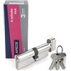 Generic APECS - Cilindro di chiusura con pomello, 40/55 mm, per serratura della porta di casa, con 3 chiavi, modello EC-95(40/55C)-C