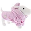 FERRIBIELLA s.p.a. Bath Robe Accappatoio per Cani Medium Rosa. Abbigliamento Per cani