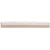 GEWA Partsland Selletta in plastica Intagliata stile Fender Bianca
