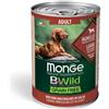 Monge BWild Grainfree Cibo Umido per Cani - Agnello - 6x400 gr