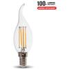 V-TAC LAMPADINA LED E14 4W FILAMENTO BIANCO NATURALE A FIAMMA VT-1997-LED214429