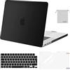 MOSISO Cover Compatibile con MacBook Pro 16 Pollici Custodia 2025 2024 2023 2022 2021 M4 M3 M2 M1 A3403 A3186 A2991 A2780 A2485,Case&Copritastiera&Proteggi Schermo&Storage Borsa,Nero