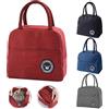 ZoneYan Piccola Borsa Termica Porta Pranzo, Borsa del Pranzo, Piccola Borsa Termica, Borsa Frigo Pranzo Piccola, Pranzo al Sacco Isolato Sacchetto, Applicare per Ufficio/Picnic(Rosso)