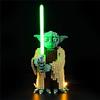 GEAMENT Set di Luci LED Compatibile Con LEGO Yoda - Kit Di Illuminazione per Star Wars 75255 Modello da Costruire (Modello di mattoncini non incluso)