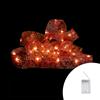 Wisdom Nastro toulle rosso e dorato 5 metri da 50 Microled a batteria Wisdom
