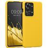 kwmobile Cover per OnePlus Nord 2T 5G Custodia - Back Case per Smartphone in Silicone TPU - Protezione Gommata - giallo radiante