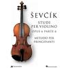 Volonté e Co Sevcik violin studies Opus 6 Part 6. Ediz. italiana: Vol.