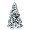 XONE Albero di Natale Innevato Real Kettinson Slim bianco Super Folto 180 210 240 270