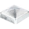 Alberts GAH-Alberts 205805 Copripalo per pali in legno, Acciaio, 70 x 70 mm / 10 pz