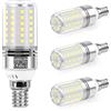 SanGlory Lampade LED Mais E14 10W 6000K, equivalenti a 90W Incandescenza, Luce Bianca Fredda 1050LM, Risparmio Energetico Lampadina LED E14, Angolo 360°, Non Dimmerabile, Pacco da 4