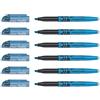PILOT Set di 6 evidenziatori FRIXION Light punta smussata blu