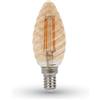 V-TAC LAMPADINA LED E14 4W FIL. AMBRA BIANCO CALDO A TORTIGLIONE VT-1948-LED217115