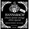Hannabach Corde Hannabach per chitarra classica serie 815 F.V.T.S set Medium Tension Silver Special (corde di alta qualità, multiuso per quasi tutti gli strumenti, corde per chitarra classica, Made in Germany)