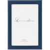 Lawrence Frames - Cornice portafoto in Metallo e Smalto, Blu, 10 x 15