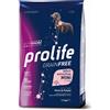 Prolife Grain Free Cane Adult Sensitive Mini Maiale e Patate - 2 kg Monoproteico crocchette cani Croccantini per cani