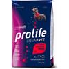 Prolife Grain Free Cane Adult Sensitive Mini Manzo e Patate - 600 gr Monoproteico crocchette cani Croccantini per cani