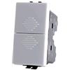 Mapam Doppio pulsante 250V 10A compatibile Bticino Matix bianco AM5055 - JOY-F522BI