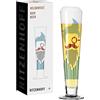 RITZENHOFF 1011010 Bicchiere da birra 330 ml - Serie Heldenfest, motivo n. 10 - Gentleman - rotondo e multicolore - Made in Germany