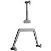 XM-100 - Adattatore/ sistema di montaggio per monitor 17- 27 non dotati dello standard VESA